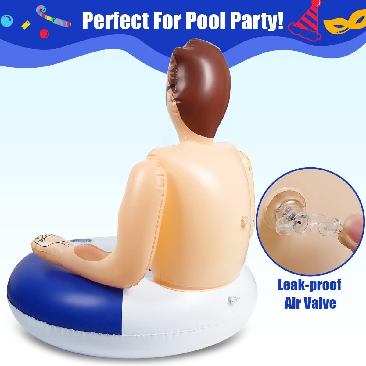 Pool Inflatables, Giocattoli gonfiabili per piscine, Salvagente per bambini, Zattera gonfiabile per adulti, Festa in spiaggia e salvagente per adulti e bagnino
