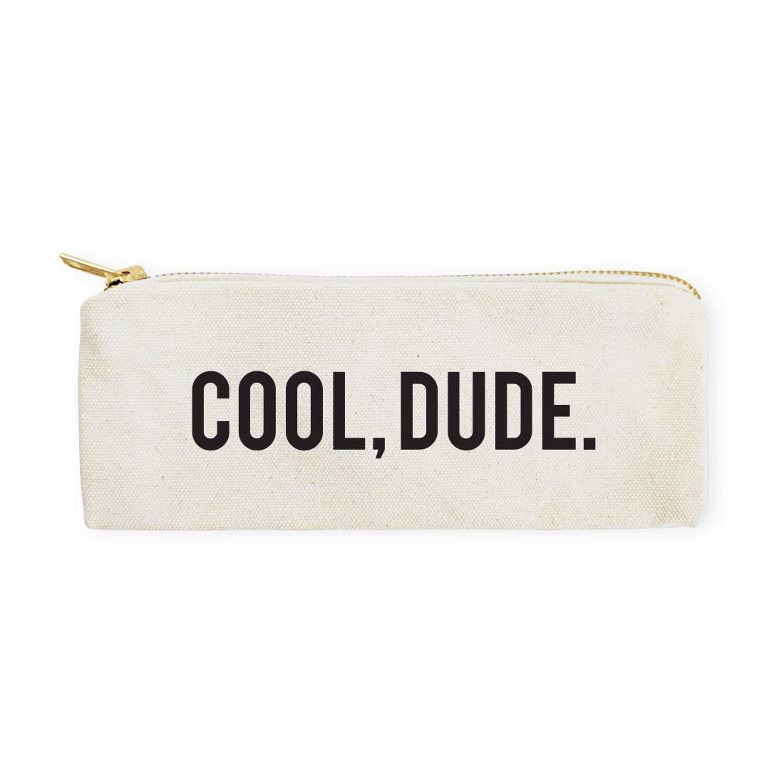 The Cotton & Canvas Co. (Cool Dude) - Cool Dude Pencil Case, Cosmetic Case and Travel Pouch for Office and Back to School