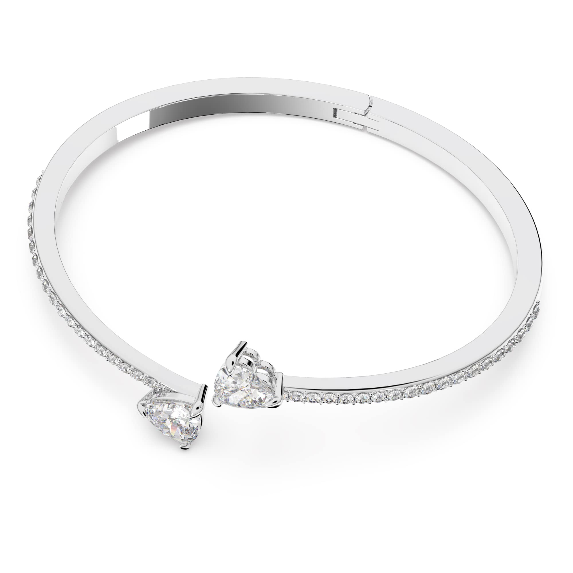 Swarovski Mesmera Kolekcja bransoleta sztywna, serce, biały