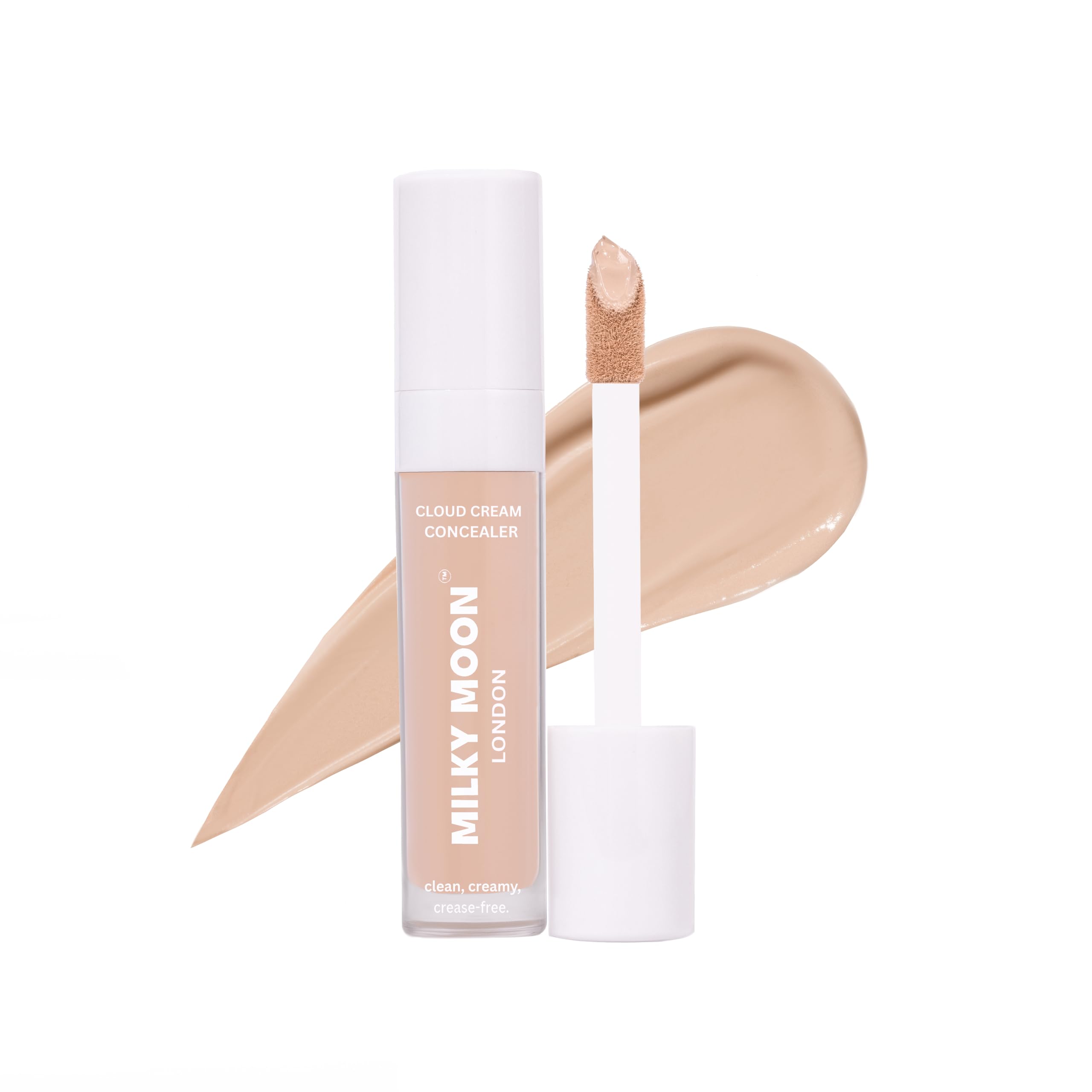 Milky Moon London, Cloud Cream Concealer Full Coverage, Long-Lasting, Lightweight
