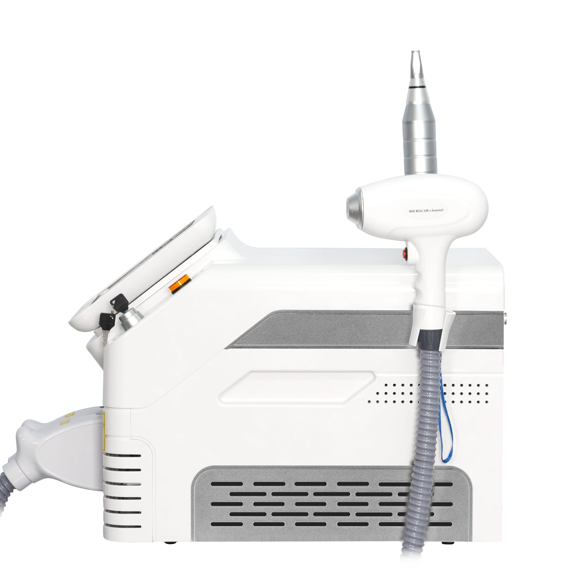 Macchina Laser a Diodi e Picosecondo 2 in 1, 808+755+1064nm, Rimozione Peli, Macchie, Tatuaggi e Ringiovanimento della Pelle
