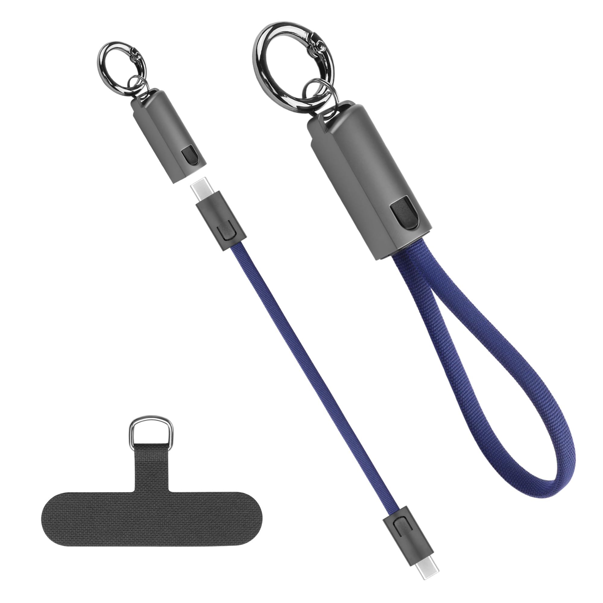 Amazon.com: YACSEJAO 20cm/0.6ft Mini Keychain USB C to USB C Cable