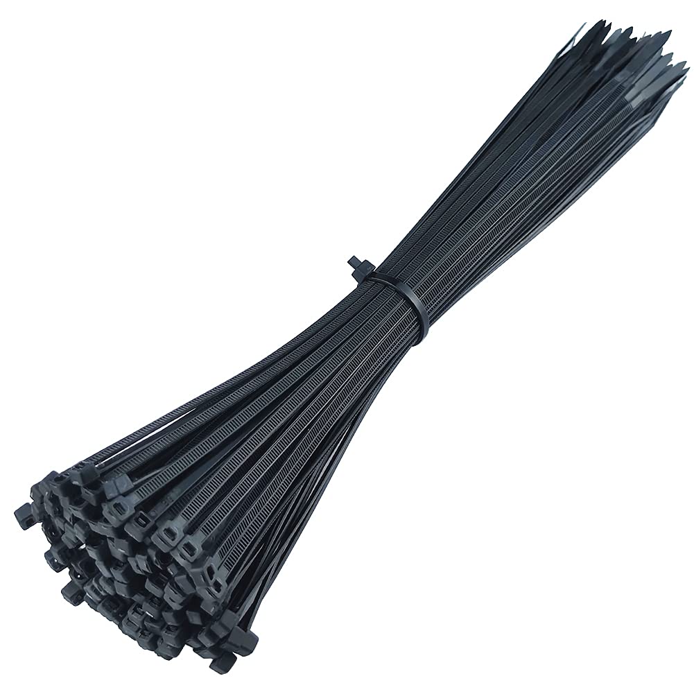 Buy Oksdown 100 Pack Black Plastic Cable Ties 300mm×3.6mm Heavy Duty
