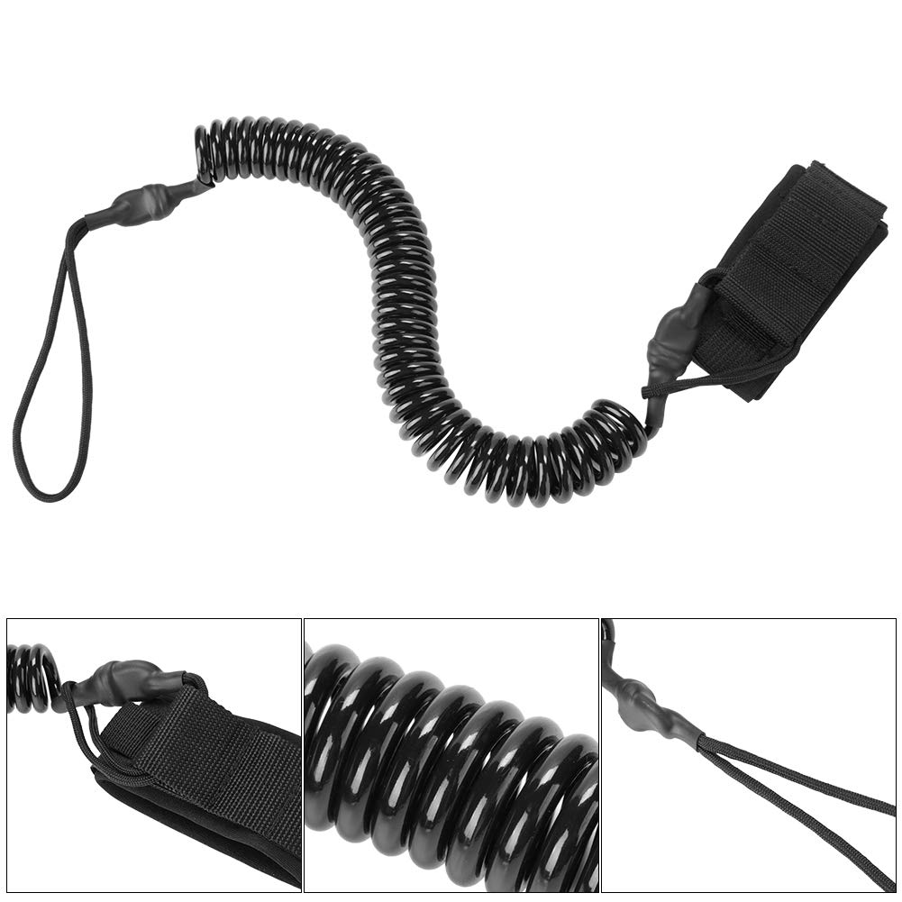 Gavigain Surfboard Leash TPU Surfing Coiled Cord for Paddle Boarding