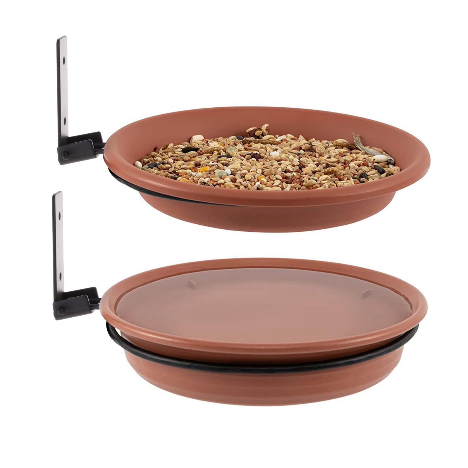 NEWFT Hanging Hummingbird Feeders For Outside Hummingbird Drinker Hummingbird Feeding Trays Foldable 90° Bird Water Feeder