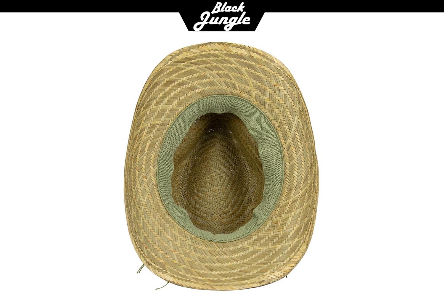 Cappello di paglia Bondi naturale, cappello western, unisex, con tesa larga, protezione solare