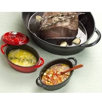 BONNEUR 鋳鉄製 両手鍋 ブラック BONNEUR 鋳鉄製 両手鍋 ブラック