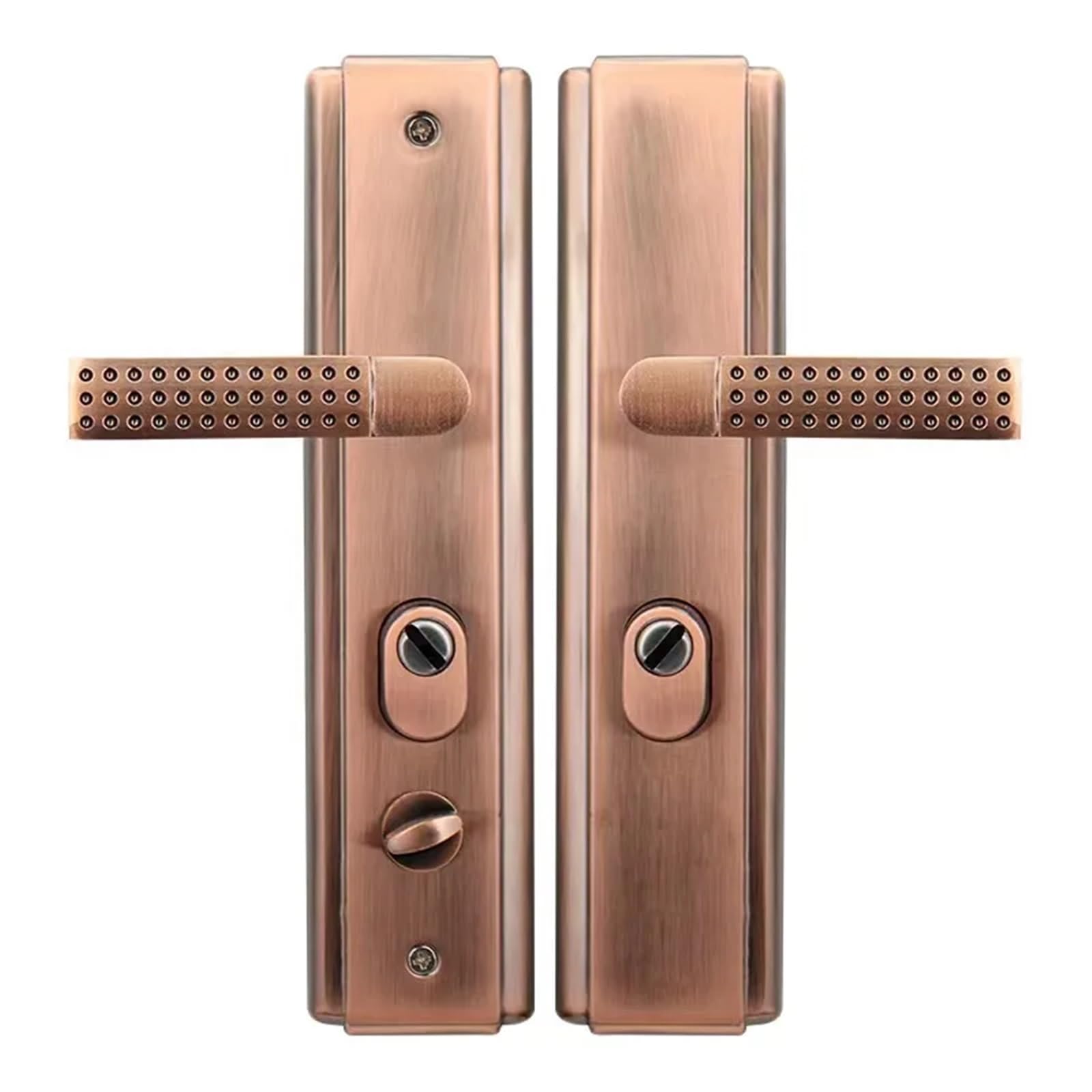 Wajjwi One Color Anti-Thief Multi-Function Door Lock Handle Antique Copper Adjustable Direction Mortise Gate Plate For Home