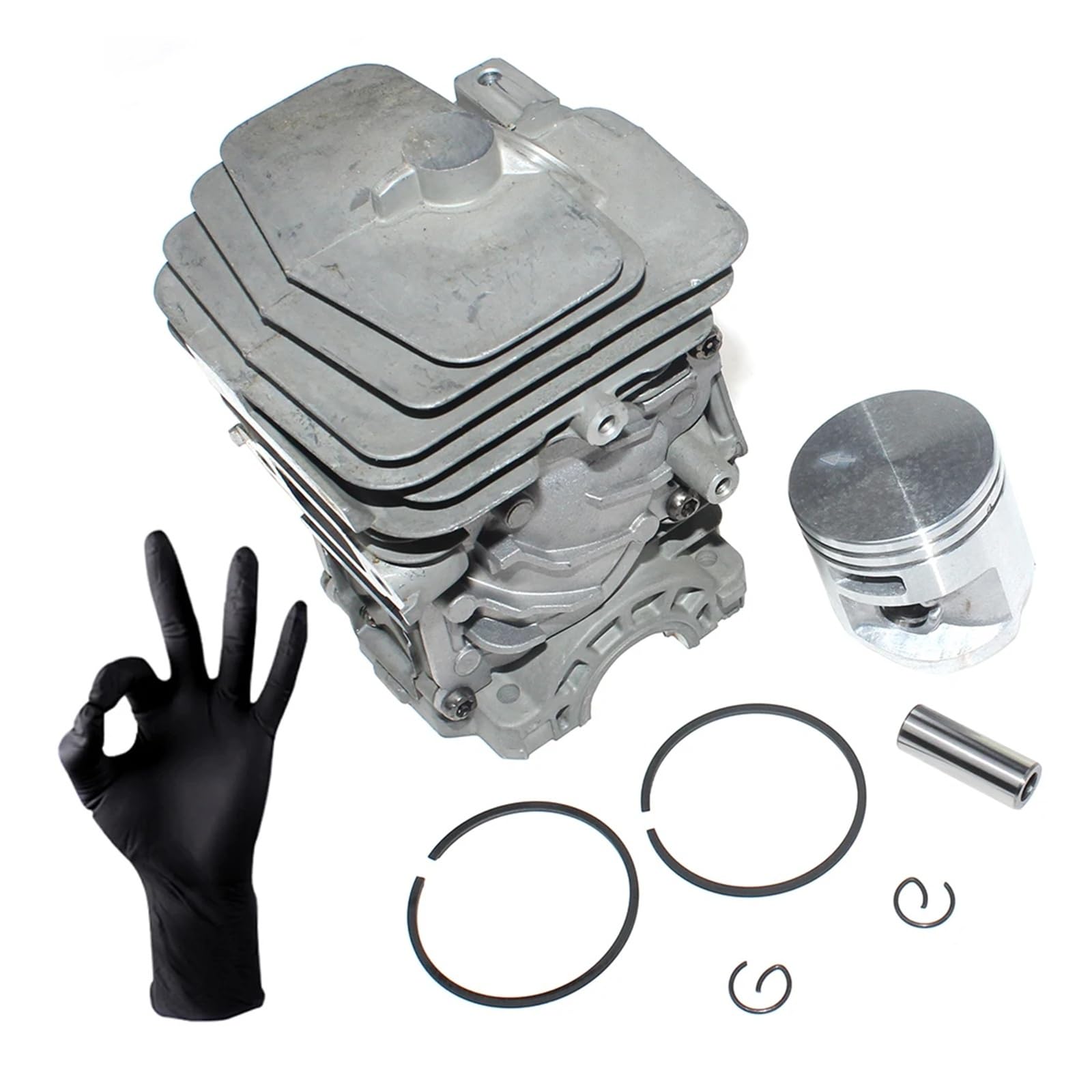 Zestaw tłoka cylindra 42,5 mm Pasuje do piły łańcuchowej Sthil MS231 MS231C PN 1143 020 1203