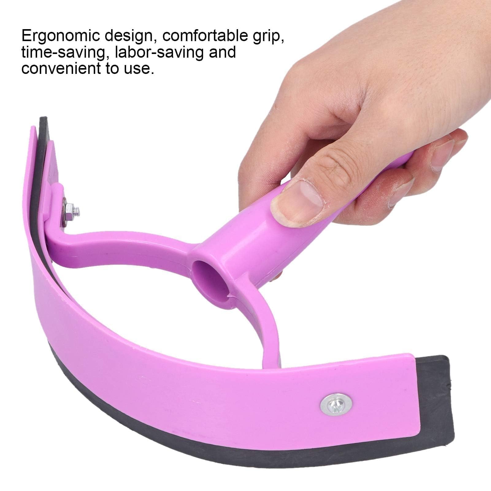 Cyrank Raspador De Goma para Caballos, Agarre Suave, Plástico, Goma, Rascador De Sudor para Caballos, Suministros De Baño para Caballos