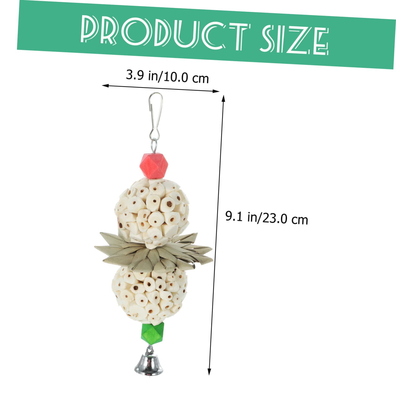 FRCOLOR 5 Pz giocattolo da masticare per pappagalli giocattoli abito bel giocattolo divertente giocattolo da masticare per uccelli Pappagallo forniture di uccelli di legno