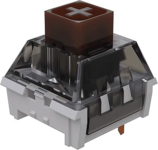 Kailh Box Mechanical Switches for MX Mechanical Gaming Keyboard | 45g Force | Tactile | Plate Mounted | SMD 3 Pin RGB Switches for Backlit Keyboard | (90 PCS, Brown)