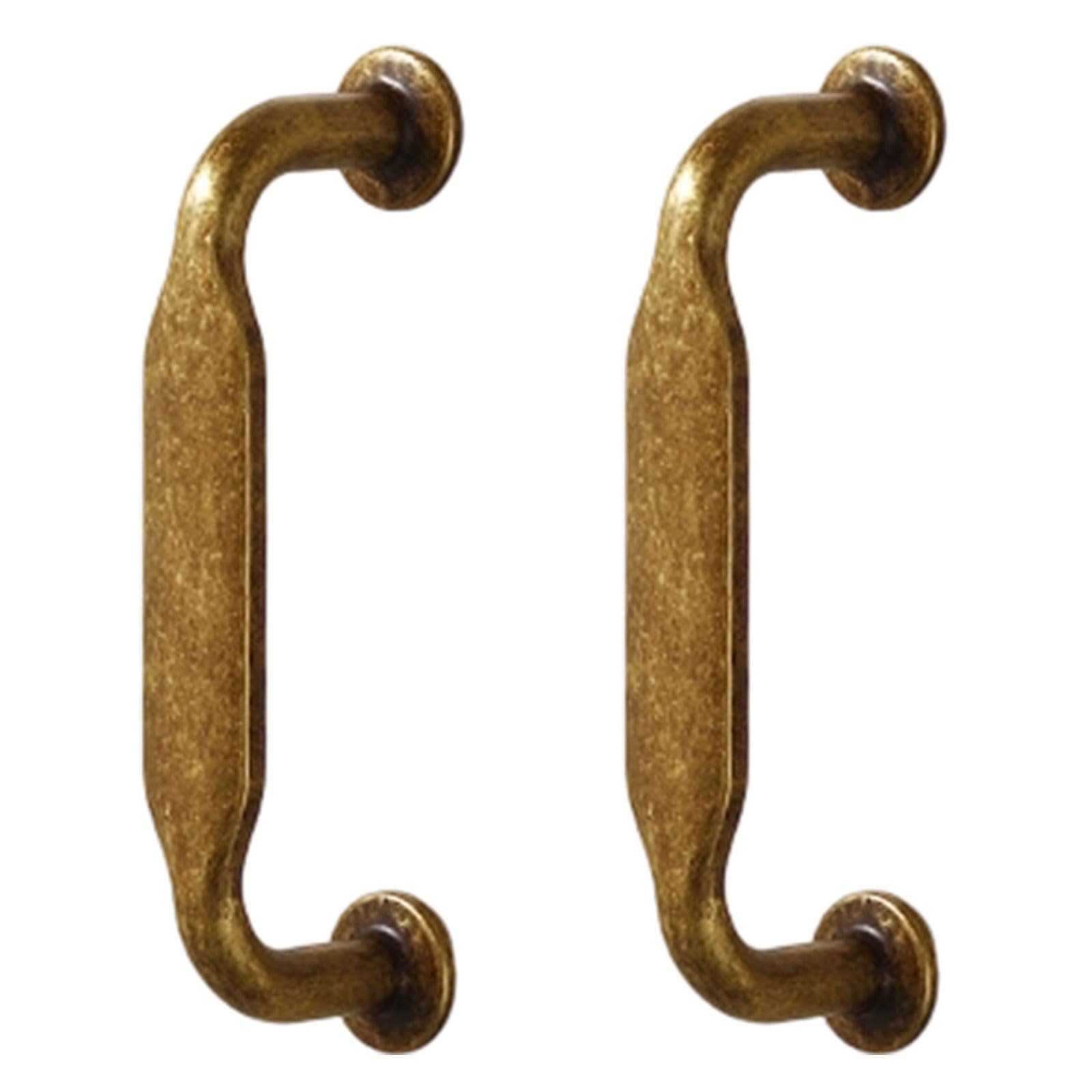 Thatiarry Antique Bronze 2Pcs Wardrobe Knob Zincs Alloy Cabinet Drawer Handle Cupboard Pulls Simple Furniture Decoration Zincs Alloy Cabinet Pull Knob