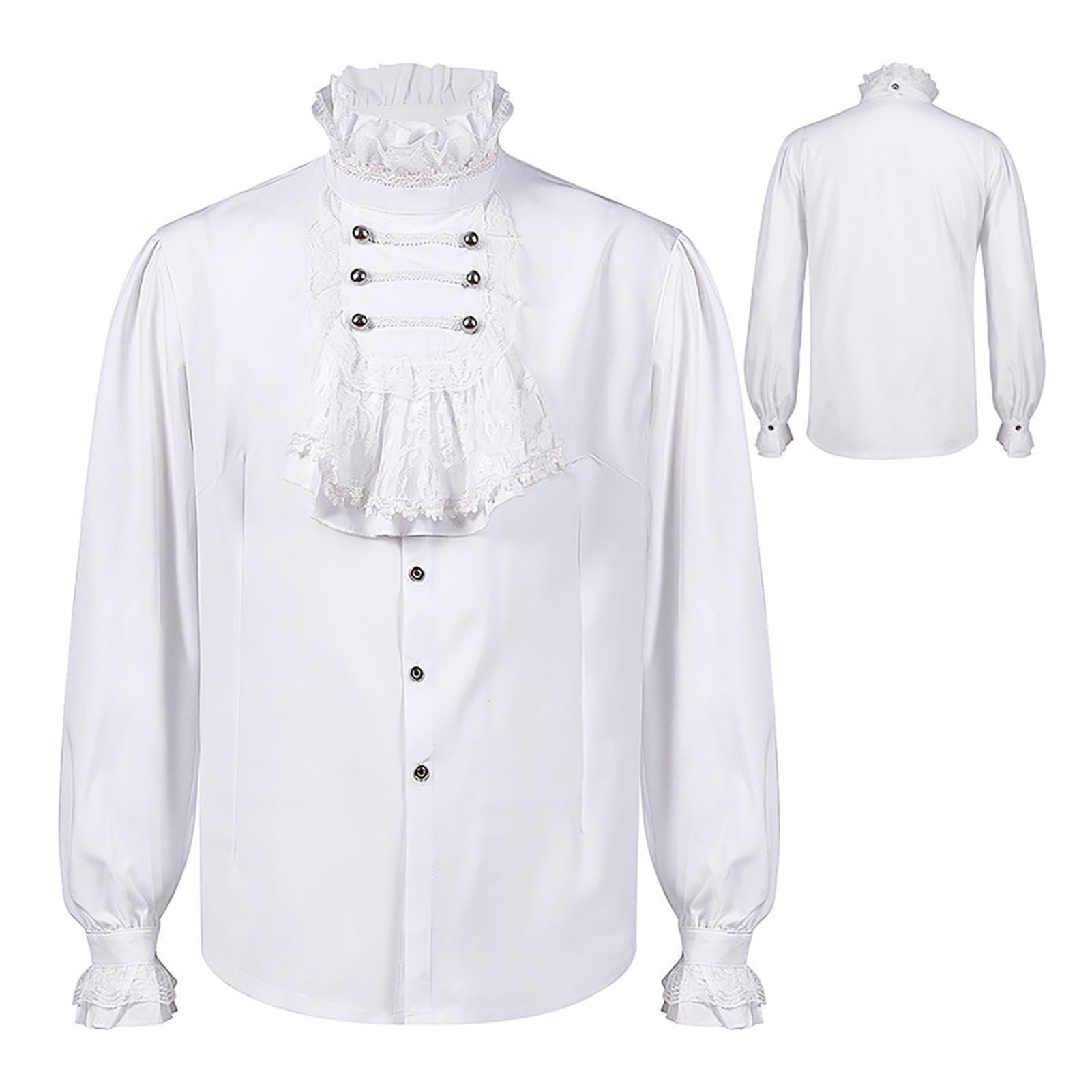 Chemise Renaissance Résistante pour Réussir Votre Costume de Pirate à Halloween