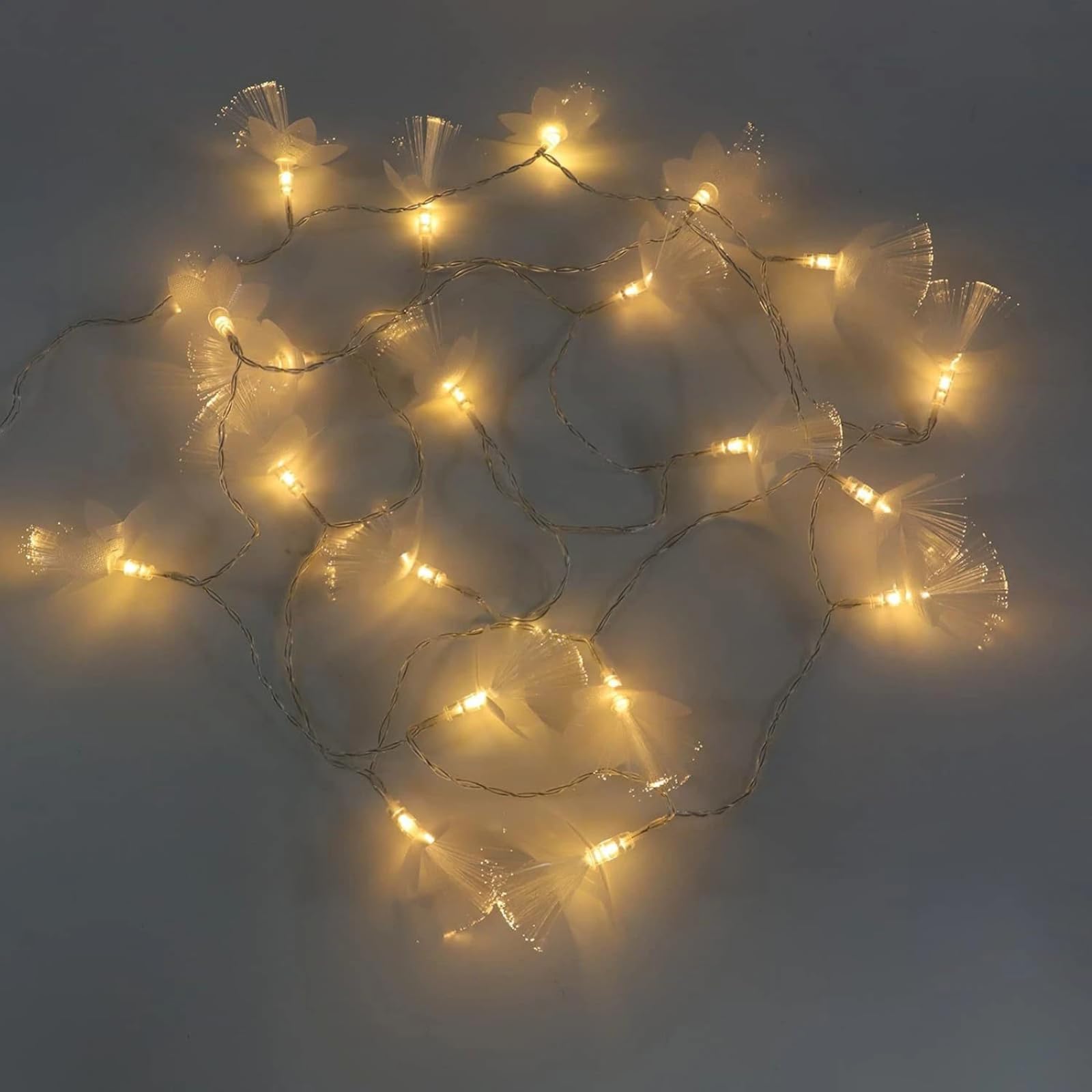 Iluminación LED de fibra óptica para decoración navideña e iluminación ambiental