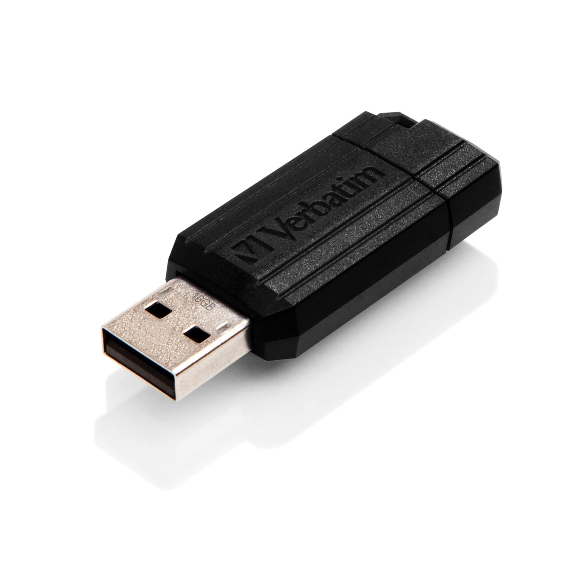 Verbatim - Store 'n' Go Pin Stripe USB Drive - USB flash drive - 16 GB - Hi-Speed USB - black - Image 3