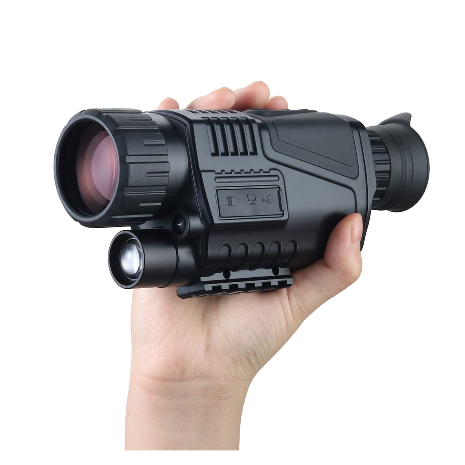 Kamera do zdjęć dzikiej przyrody Night Vision Monocular Telescope HD. Cyfrowy monokularny podczerwień Rób zdjęcia i filmy Odtwarzanie funkcji do polowania Eksploracja, bezpieczeństwo domowe