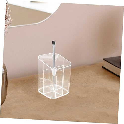 Miniatura 9 de Cabilock Soporte grande para brochas de maquillaje, organizador de almacenamiento de brochas de maquillaje, 2 piezas, soporte para brochas de