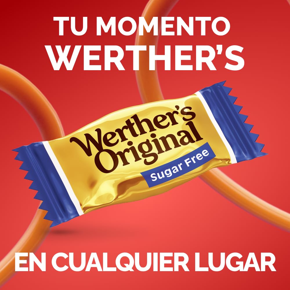 Werther's Original Caramelos toffee sin azúcar 90g