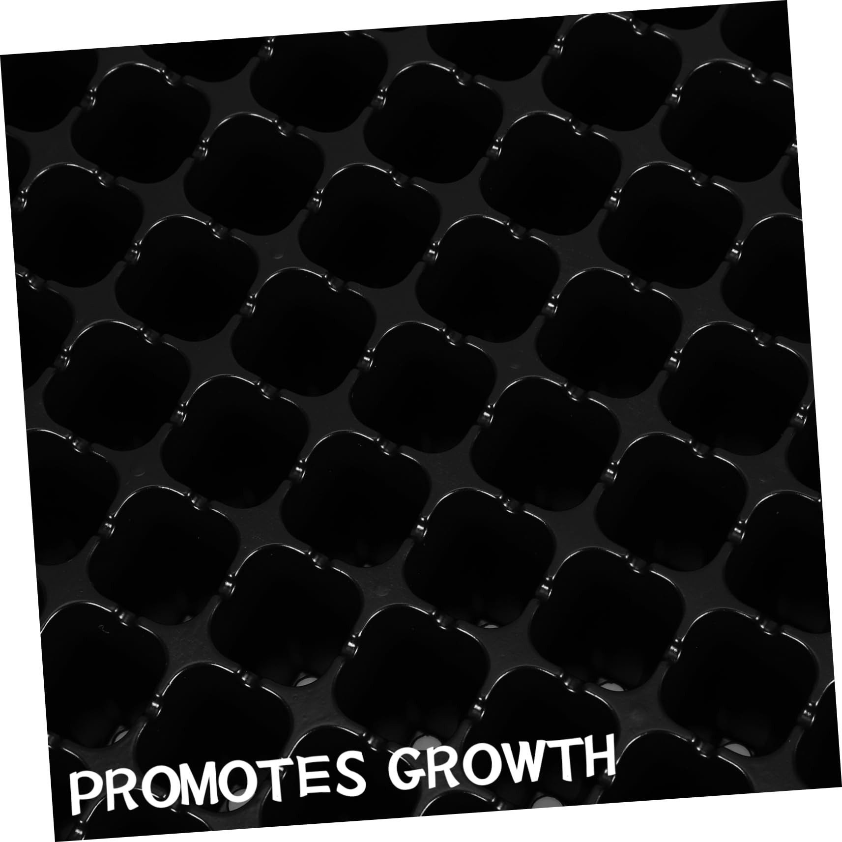 BESPORTBLE Plateau de Semis en PVC Noir, 10 Pièces, 200 Cellules, pour Culture et Repiquage, pour Jardinage DIY et Usage Professionnel