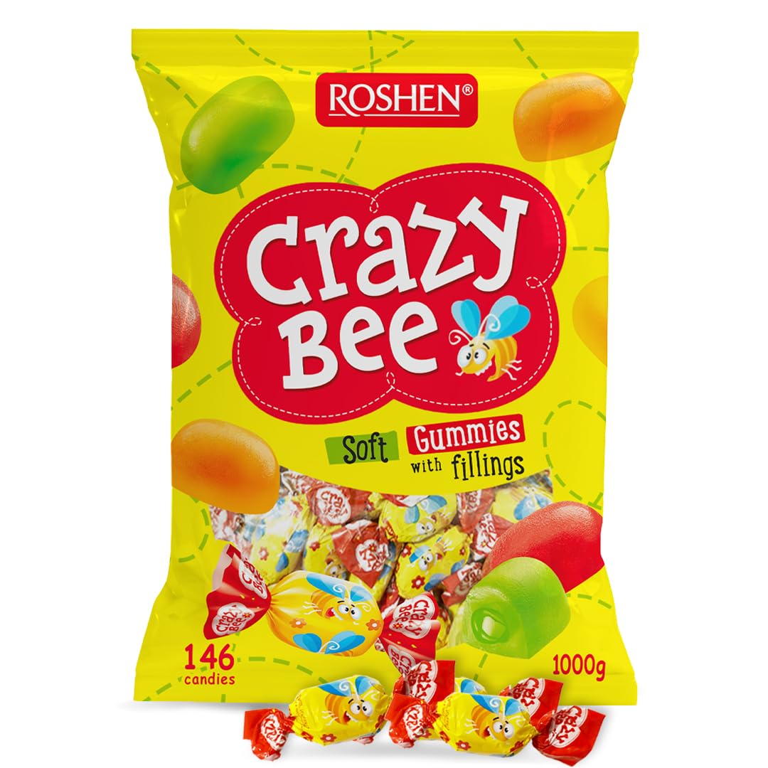 Roshen Crazy Bee Frutty Jelly Candy, 1 kg