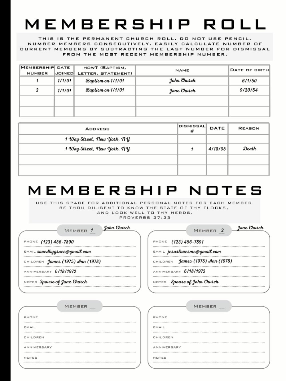 church-membership-ledger-record-book-detailed-roll-book-for-tracking-member-information-co-hobo-amazon-com-books for Free Printable Church Membership Forms Church Membership Ledger Record Book: Detailed Roll Book for Tracking Member Information: Co., Hobo: Amazon.com: Books for Free Printable Church Membership Forms