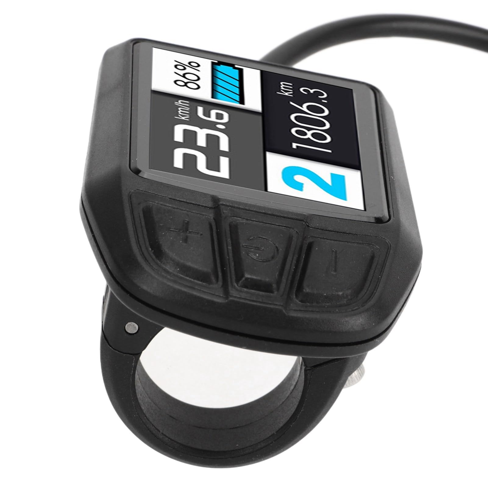 Elektrische Fiets Display, Elektrische Fiets LCD Meter Waterdicht Stofdicht Elektrische Fiets Meter Bedieningspaneel Elektrische Fiets Lithium Ondersteunde Conversie Accessoires