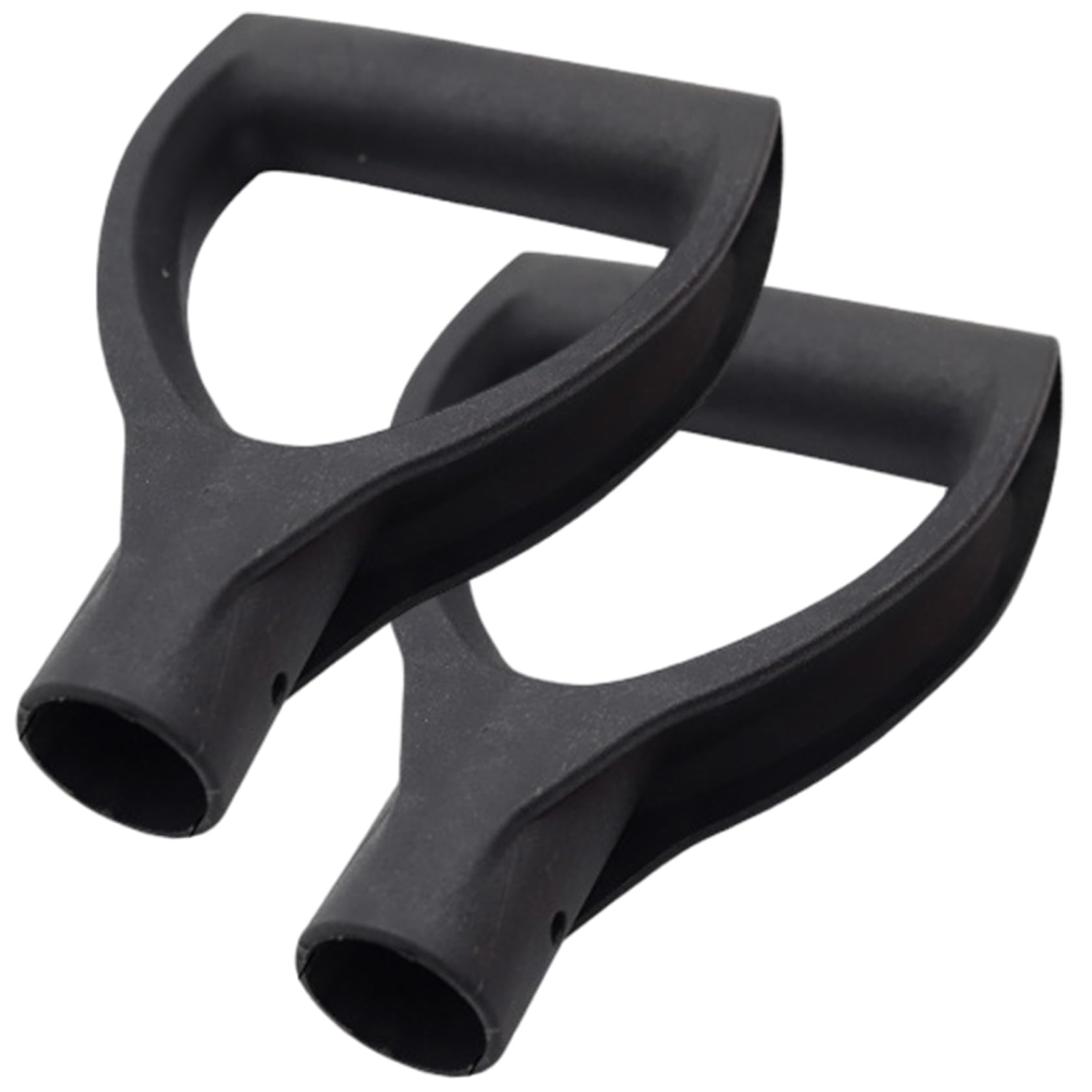 Sjfbebsy 2-Pack Shovel Handle Replacement, 32mm Inner Diameter Shovel Handle with Ergonomic D-Grip Plastic T-Handles for Snow Shovels and Garden Tools, Replacement