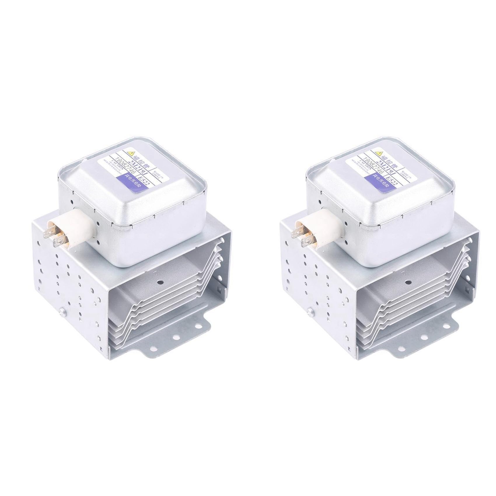 Hndhbfgrt 2X Microwave Oven Magnetron 2M219J Compatible for 519J Microwave Parts Replacement Spare Parts Accessories