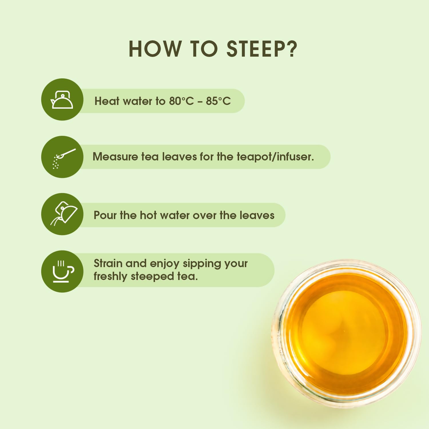 Teabox Green Tea Loose Leaves | Made with Whole Leaf, Sourced from Highlands | 0% Bitterness Assured | 100G 2