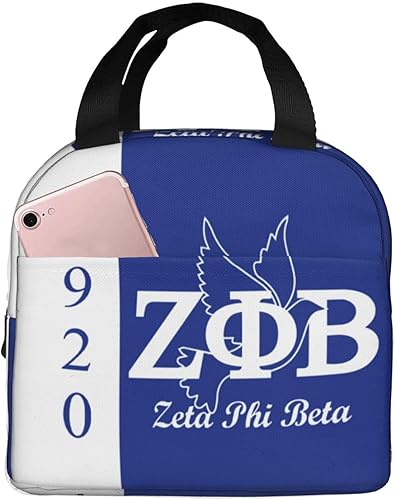 Miniatura 10 de JIW Iaa Bolsa de almuerzo para mujer, regalos de parafernalia de hermandad para mujeres, reutilizable, para oficina, trabajo, picnic, senderismo