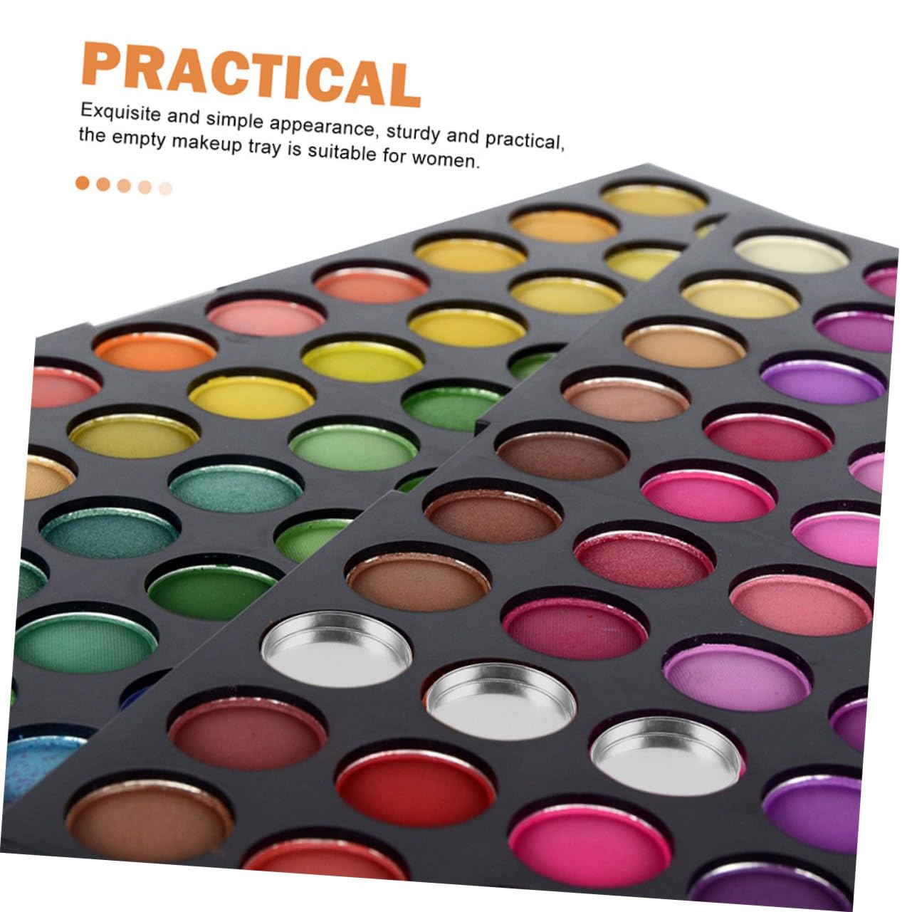 Baluue 30pcs Empty Eye Shadow Pans Makeup Palette Palette Makeup Eyeshadow for Women Girls