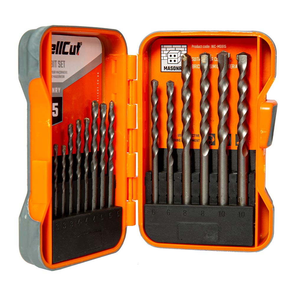 Fischer Kit 5 Punte Trapano D SDX Quattro Taglienti, 5 6 8 10 12 - Foto 6