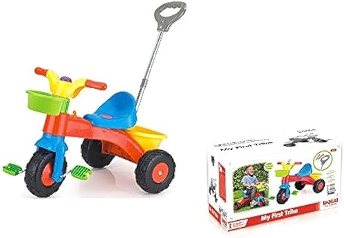 DOLU  My First Trike Bike - Bicicleta colorida para niños con mango de control parental, duradera y segura, capacidad de 55 libras, niños y niños disponible en Yaxa Venezuela