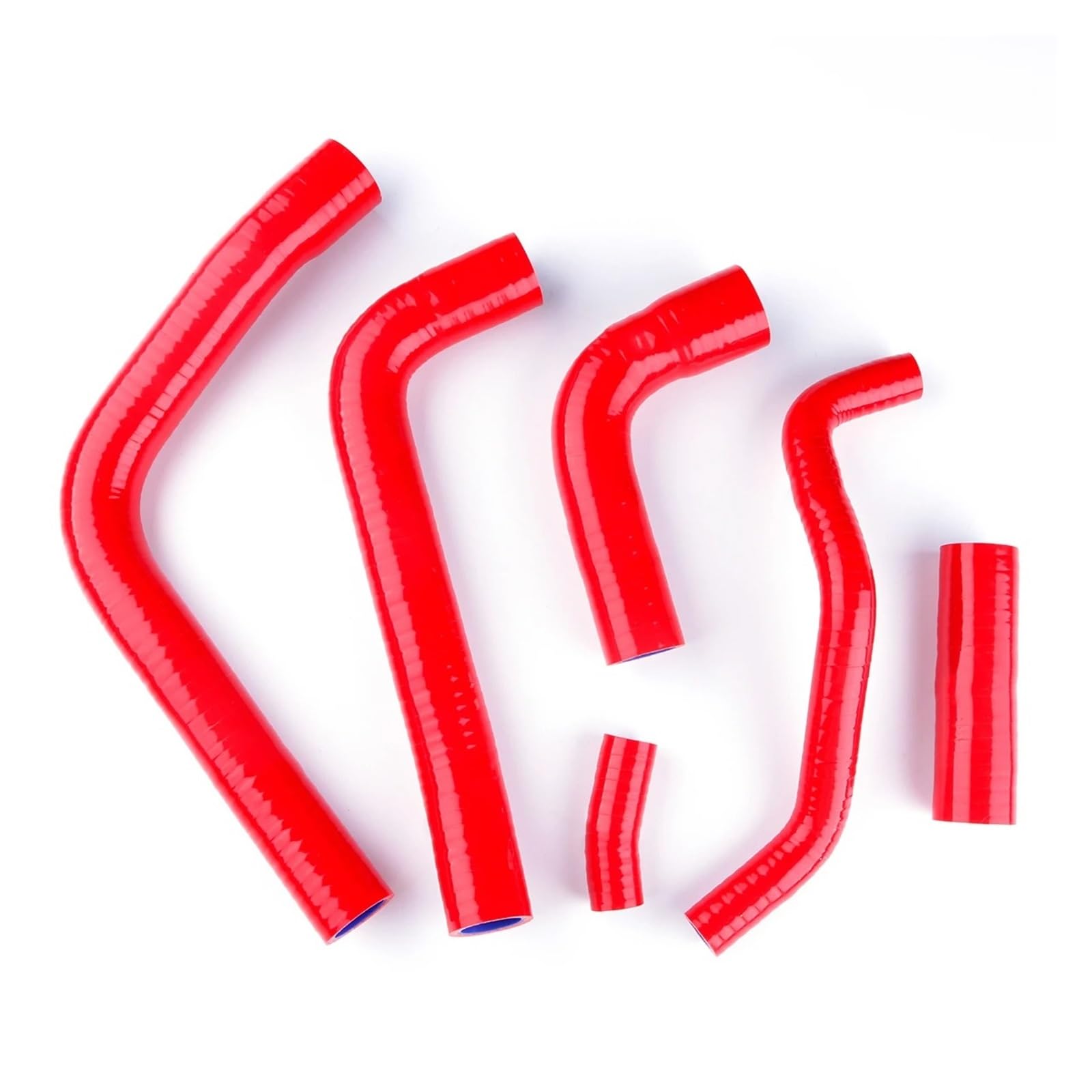 Entrada Aire Para YZF-R6 1999 2000 2001 2002 Con Abrazaderas Kit De Mangueras De Refrigerante De Radiador De Silicona Manguera Admisión(Rojo)