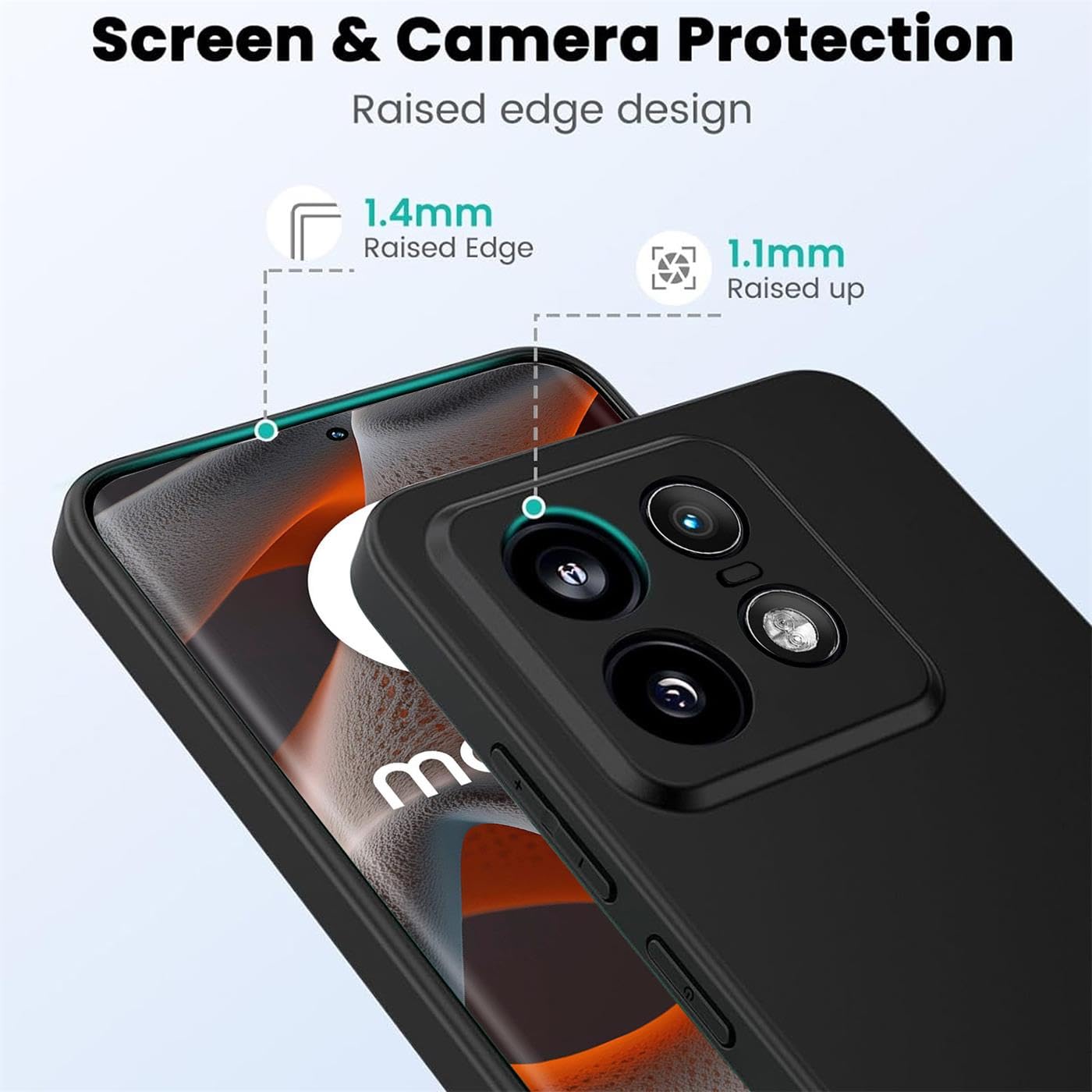 Verco Compatible with Motorola Edge 50 Pro Case - Image 2