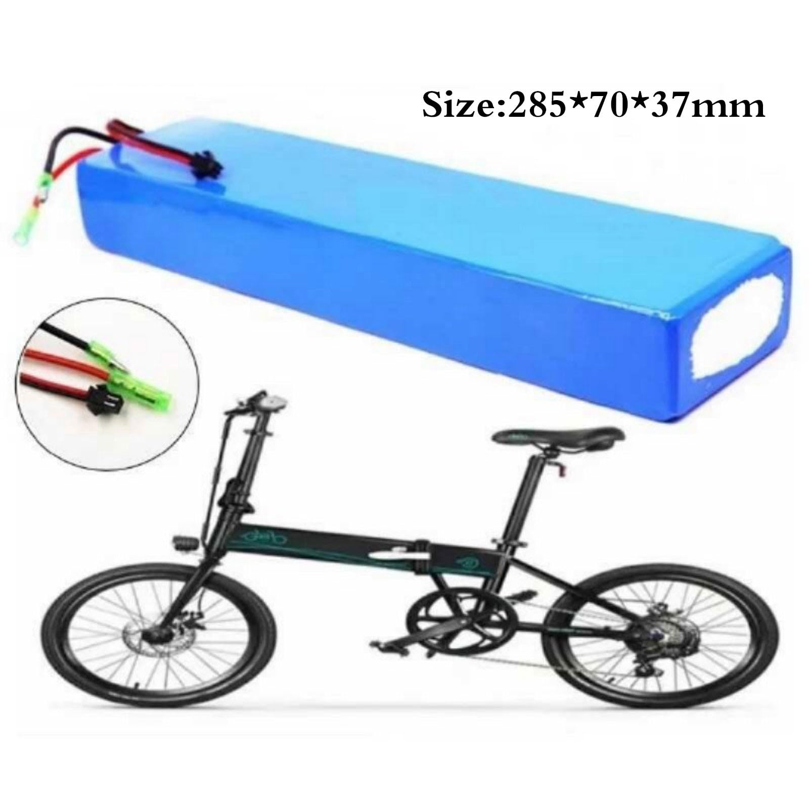 Batterie De Vélo Électrique 36V 7.8Ah Batterie Ebike Batterie Rechargeable 10S3P Haute Puissance Batteries avec Chargeur pour 150W 250W 350W 500W Moteur 36V 7.8ah,Bullet+SM