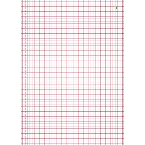 Exacompta 3301E Durchschreibbuch kariert 5x5 29,7/21 50 Blatt dreifach durchschreibend