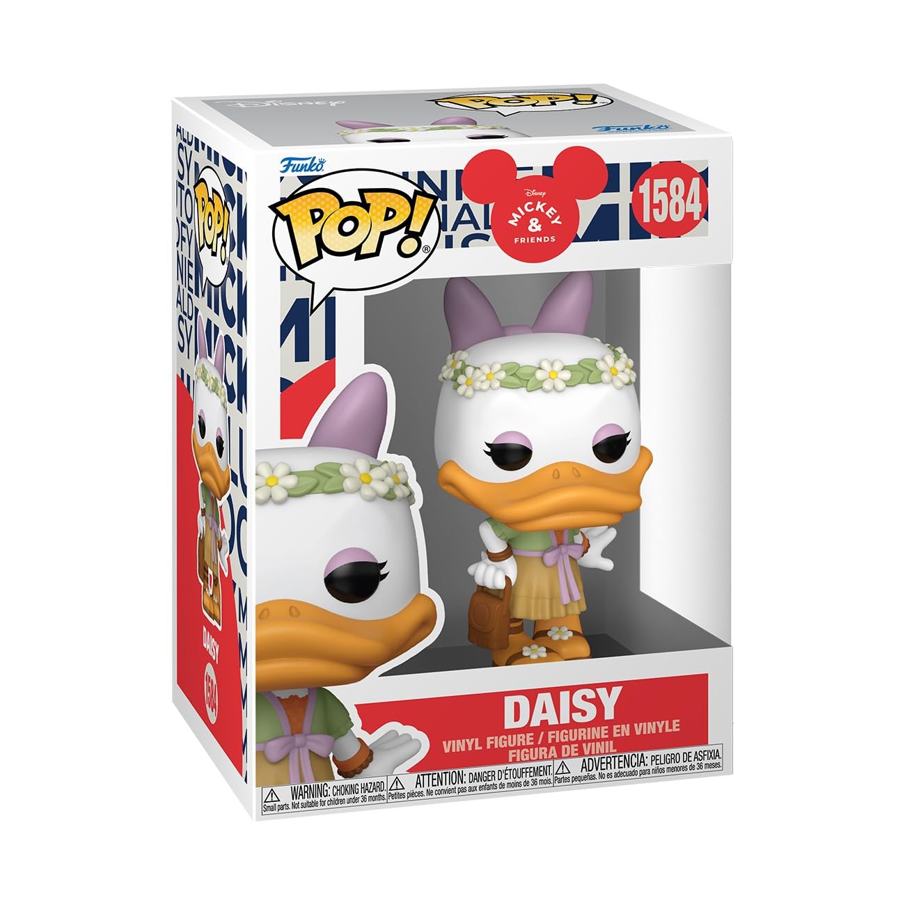 Funko POP! Disney: MiRL - Daisy Duck - (FSTVL)  - Disney Characters - Collectable Vinyl Figure - Gift Idea - Official Merchandise - Toys for Kids & Adults - Movies Fans - Model Figure for Collectors