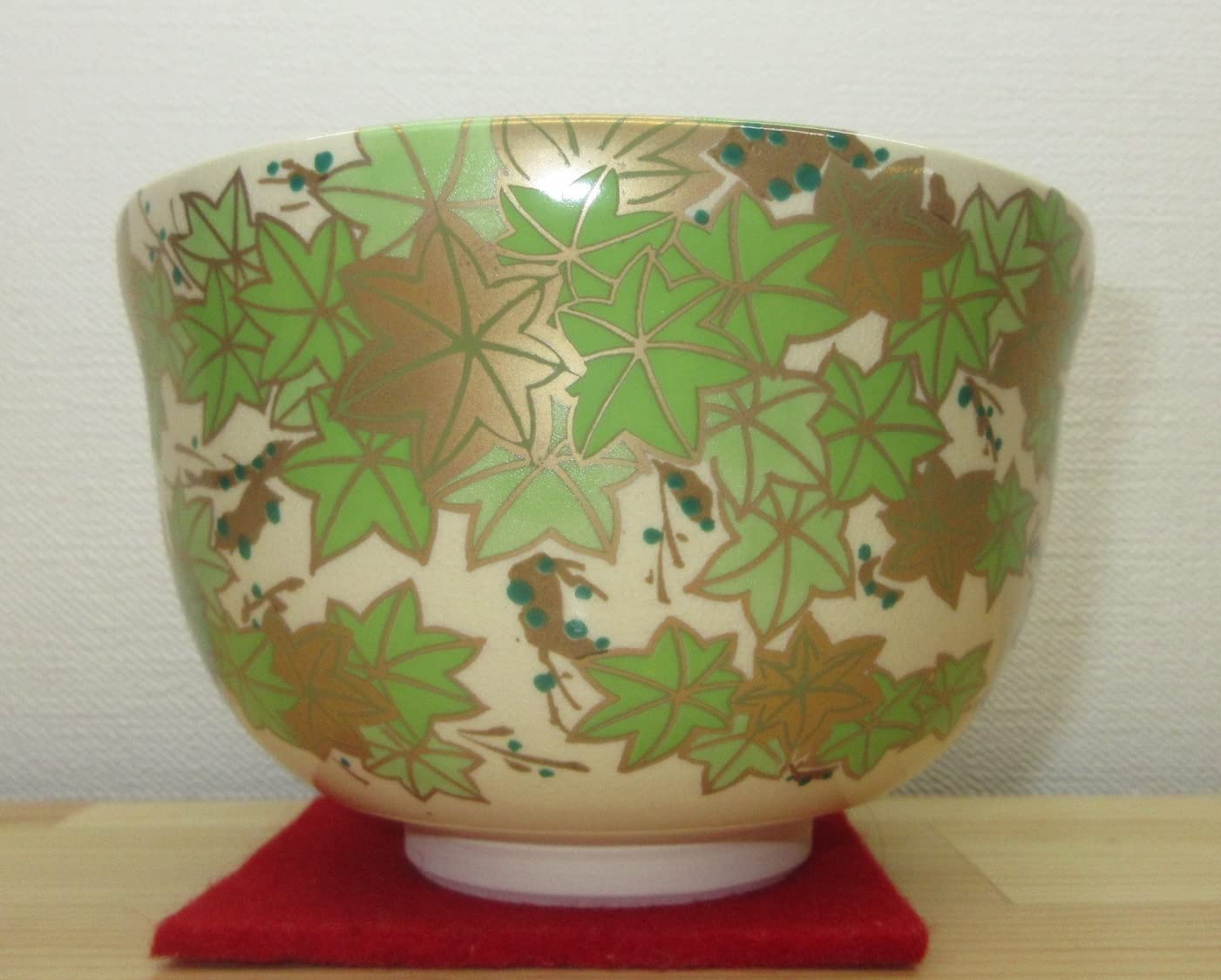 Amazon | 【逢絢亭】茶道具 茶碗 抹茶茶碗 美濃焼 仁清写 青楓の図