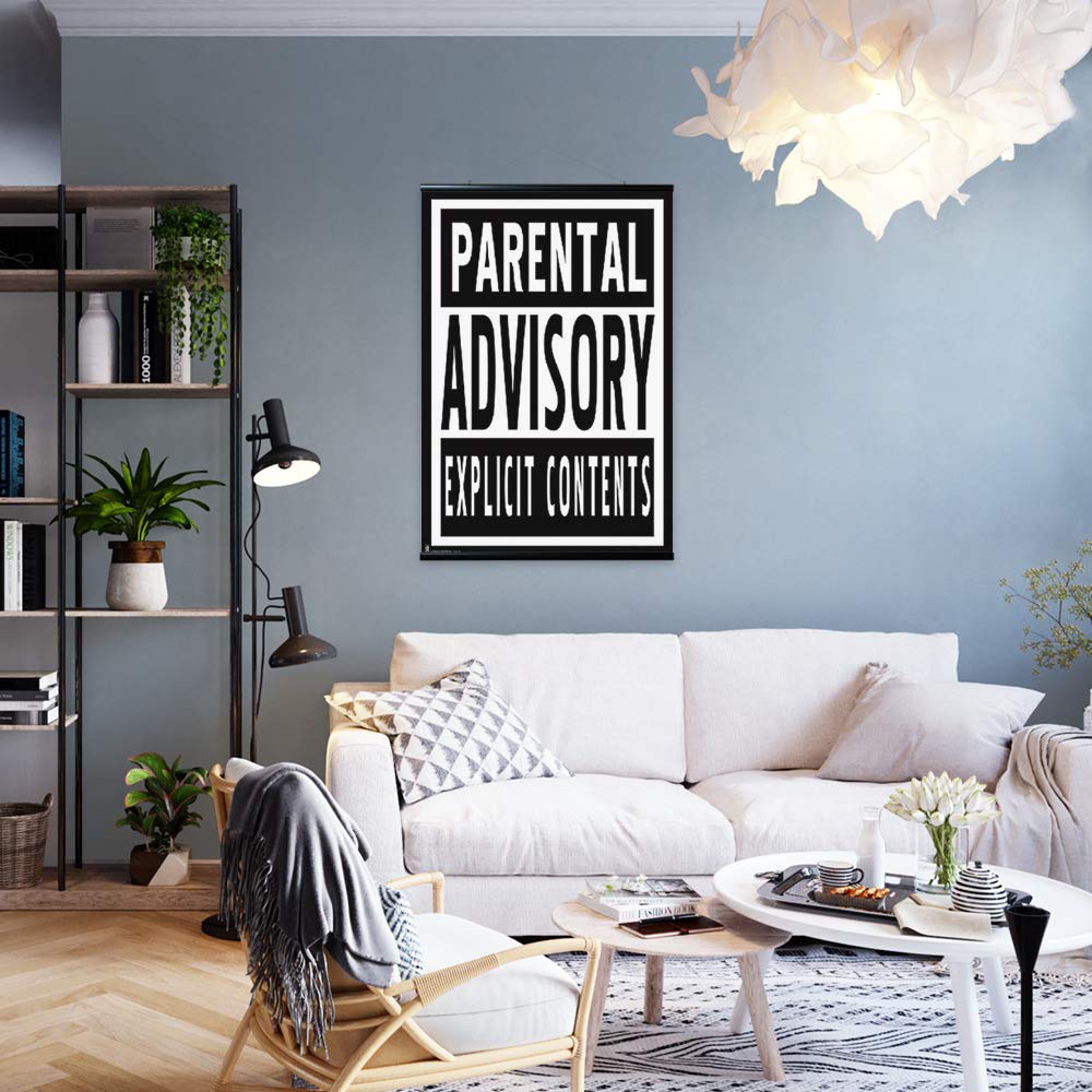 Grupo Erik - PACK0234 Parental Advisory Vertical Poster and Fixing