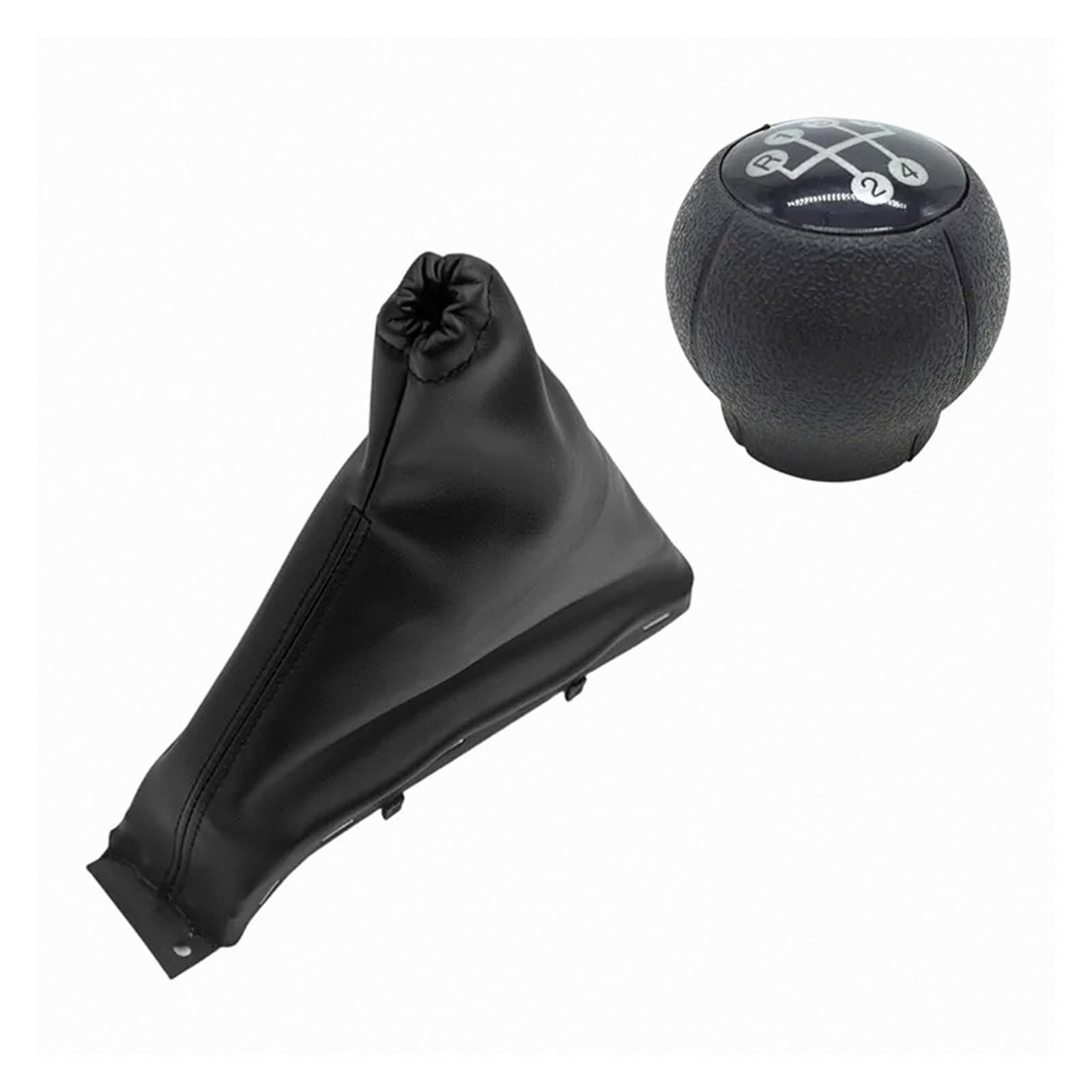 Kunyos Handbrake Gearknob Shift Knob For Opel For Astra F 1991-1997 Abs/Pu Leather Stylish