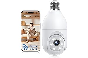 Light Bulb Security Camera Wireless Indoor and Outdoor