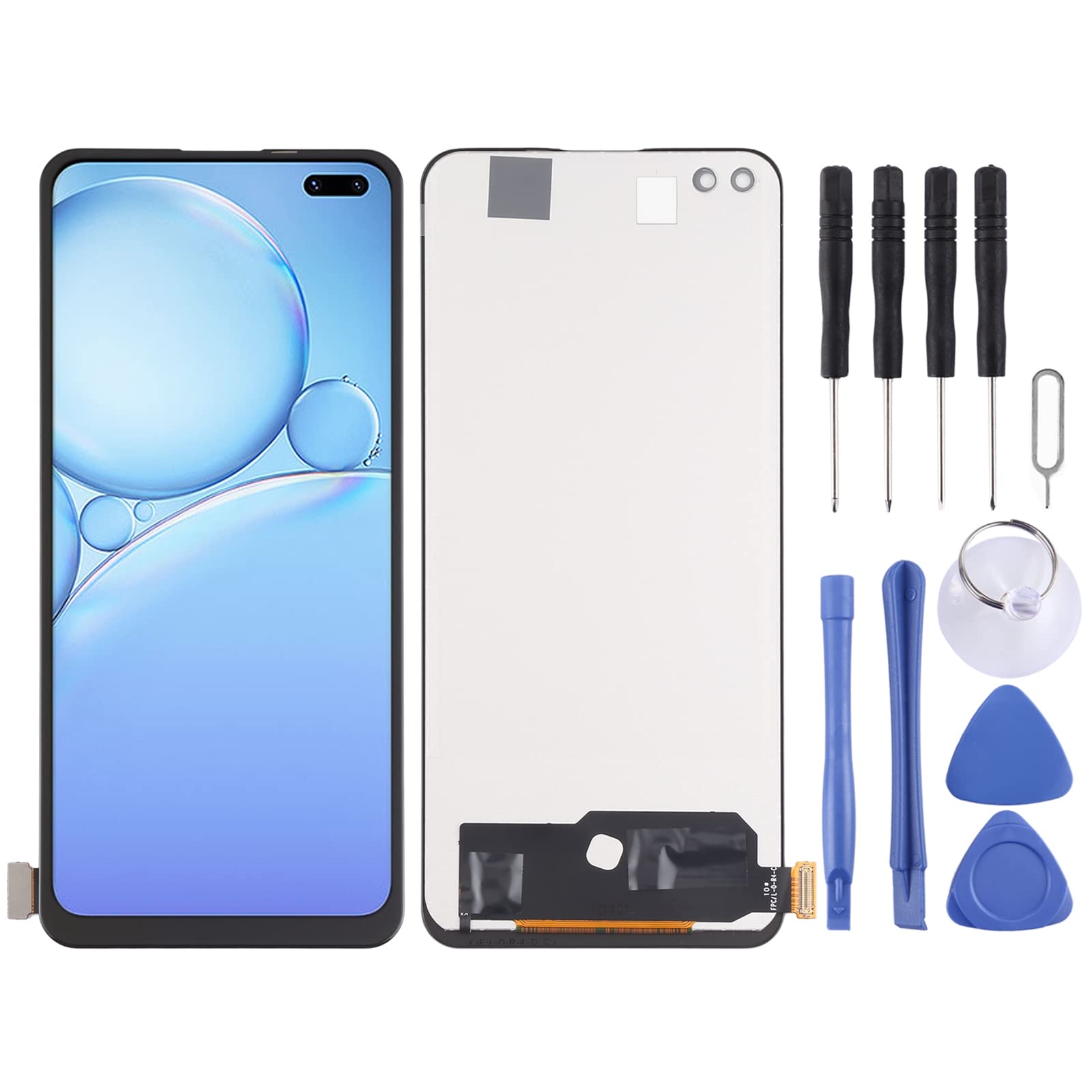 PANGTOU TFT Material LCD Screen and Digitizer Full Assembly (Not Supporting Fingerprint Identification) for vivo V19