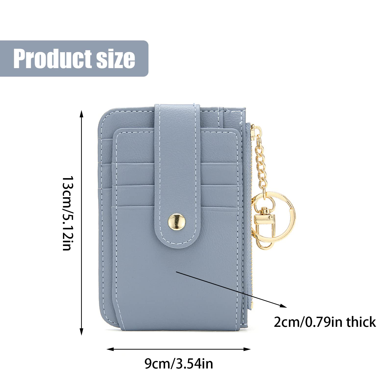 Mini Portefeuille En Jean Style Rétro – Léger Et Compact, Idéal Pour Cartes Et Pièces