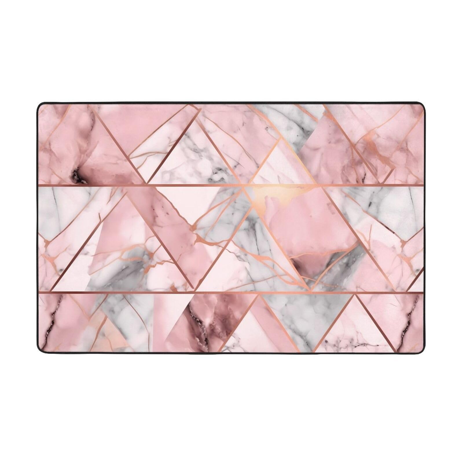 Tapis marbre rose pour salon élégant et chambre moderne