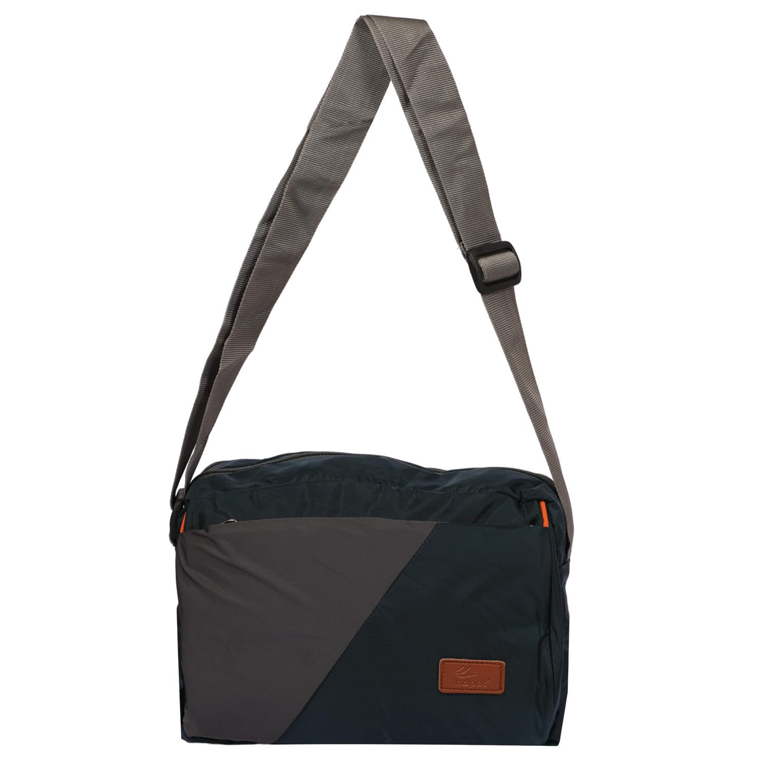 Indpac Men's Sling Bag Cross Body Shoulder Bag | Black and Grey |