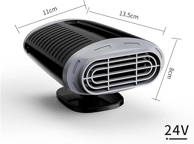 Calefactor Eléctrico Portátil para Auto 12V con Desempañador miniatura 2