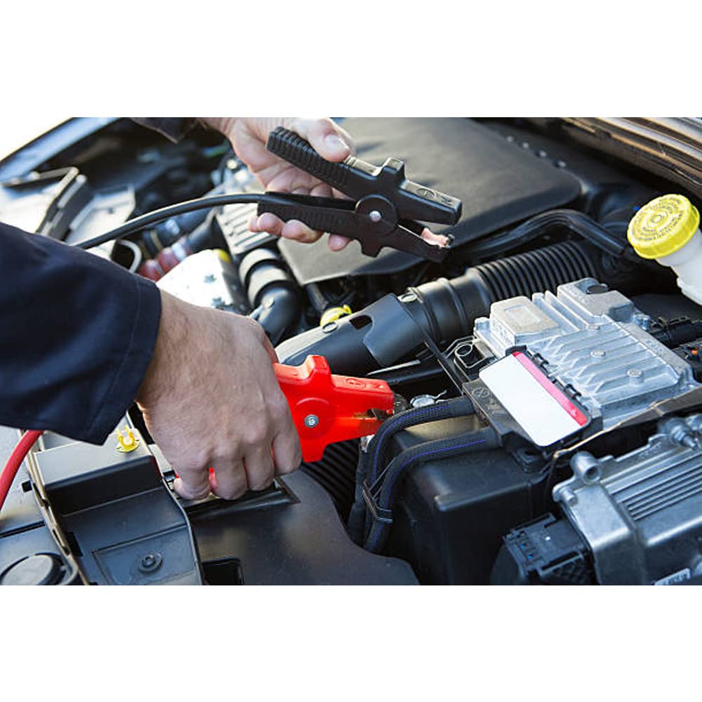 Stanley 201878 Câbles démarrage pour Batterie Voiture 35mm² 4,5m Noir/Rouge