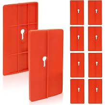 10 Pcs Drywall Fitting Tool Support The Plaster Board in Place While Installing Ceiling Positioning Plate Labor-Saving Lifter Carpenter Tool Suitable for Ceiling, Sloped Wall & High Wall Installation